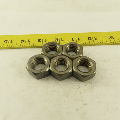 M18 x 2.5 Plain Zinc Metric Grade 8 Hex Nut Lot Of 5