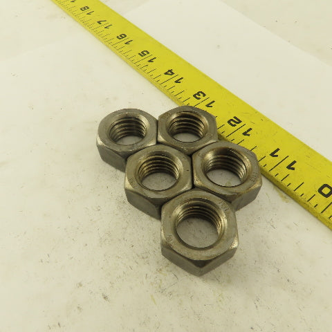 M18 x 2.5 Plain Zinc Metric Grade 8 Hex Nut Lot Of 5
