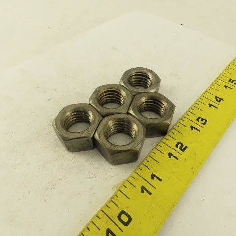 M18 x 2.5 Plain Zinc Metric Grade 8 Hex Nut Lot Of 5