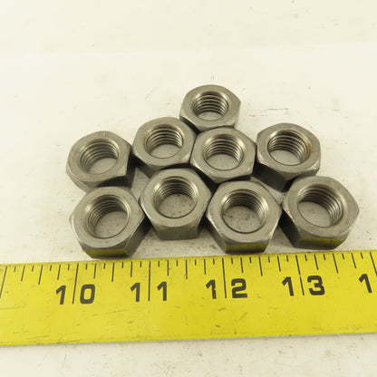 M16 x 2.0 Plain Zinc Metric Grade 8 Hex Nut Lot Of 9