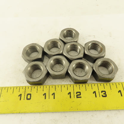 M16 x 2.0 Plain Zinc Metric Grade 8 Hex Nut Lot Of 9