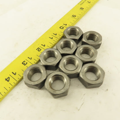 M16 x 2.0 Plain Zinc Metric Grade 8 Hex Nut Lot Of 9
