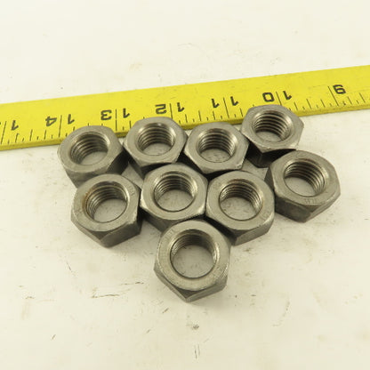 M16 x 2.0 Plain Zinc Metric Grade 8 Hex Nut Lot Of 9