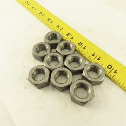 M16 x 2.0 Plain Zinc Metric Grade 8 Hex Nut Lot Of 9