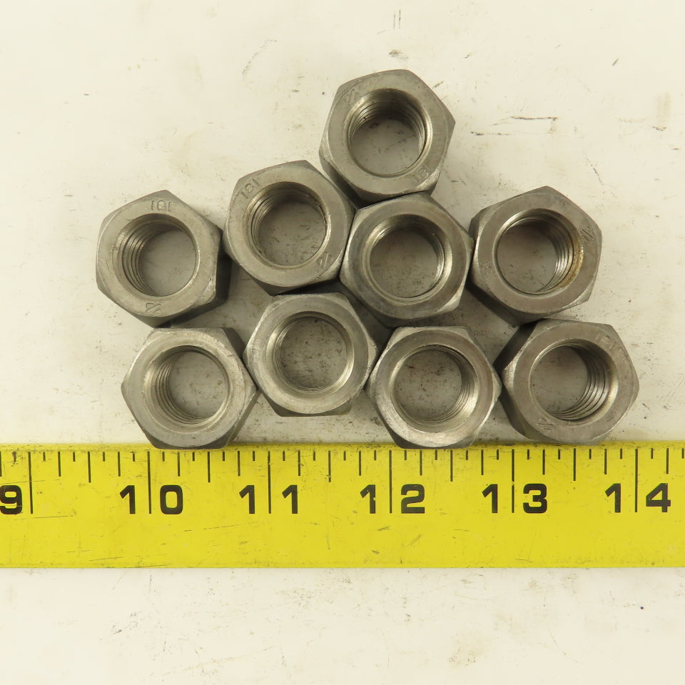 M16 x 2.0 Plain Zinc Metric Grade 8 Hex Nut Lot Of 9