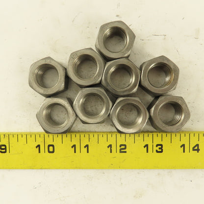M16 x 2.0 Plain Zinc Metric Grade 8 Hex Nut Lot Of 9