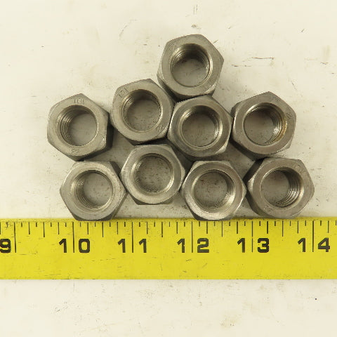 M16 x 2.0 Plain Zinc Metric Grade 8 Hex Nut Lot Of 9