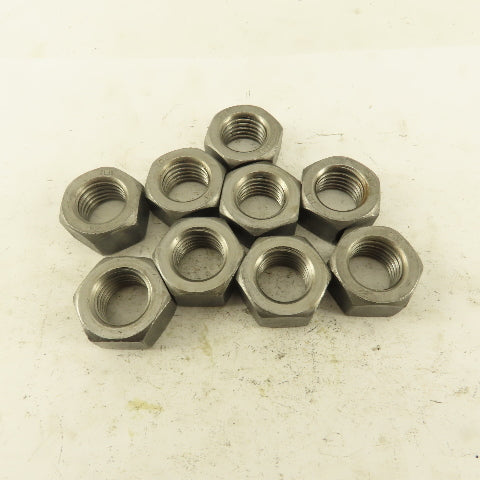 M16 x 2.0 Plain Zinc Metric Grade 8 Hex Nut Lot Of 9