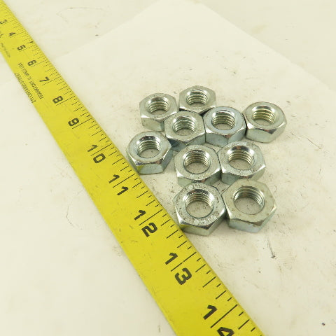M14 x 2.0 Zinc Plated Metric Grade 10 Hex Nut Lot Of 10