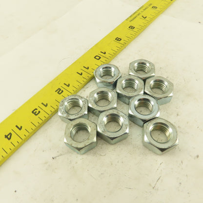 M14 x 2.0 Zinc Plated Metric Grade 10 Hex Nut Lot Of 10