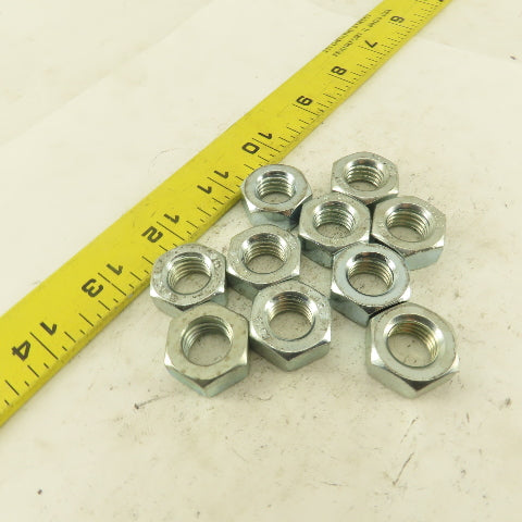 M14 x 2.0 Zinc Plated Metric Grade 10 Hex Nut Lot Of 10