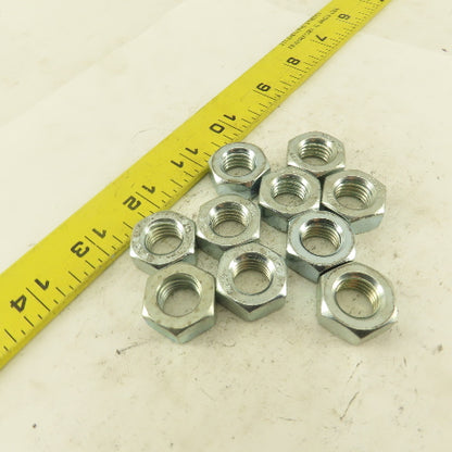 M14 x 2.0 Zinc Plated Metric Grade 10 Hex Nut Lot Of 10