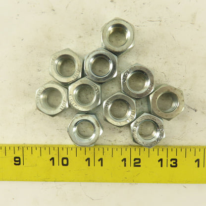 M14 x 2.0 Zinc Plated Metric Grade 10 Hex Nut Lot Of 10