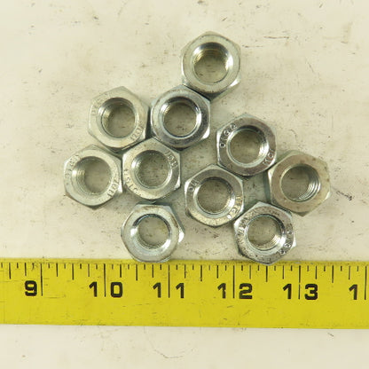 M14 x 2.0 Zinc Plated Metric Grade 10 Hex Nut Lot Of 10