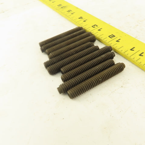 5/16"-18 x 2" Half Dog Point Hex Socket Set Screw Lot Of 10