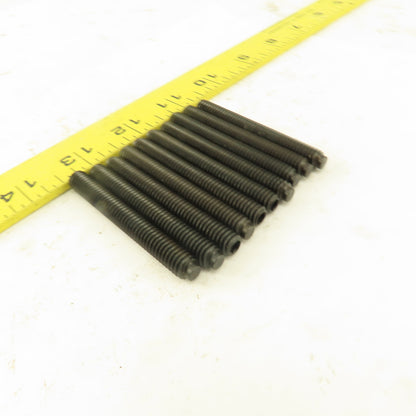 5/16"-18 x 2-1/2" Half Dog Point Hex Socket Set Screw Lot Of 10
