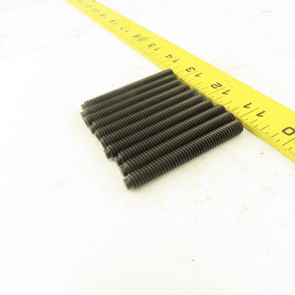 5/16"-18 x 2-1/2" Half Dog Point Hex Socket Set Screw Lot Of 10