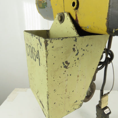 Yale KEL1-10H15S1 1 Ton Electric Hoist 7' Lift 16FPM 230/460V 3 Phase