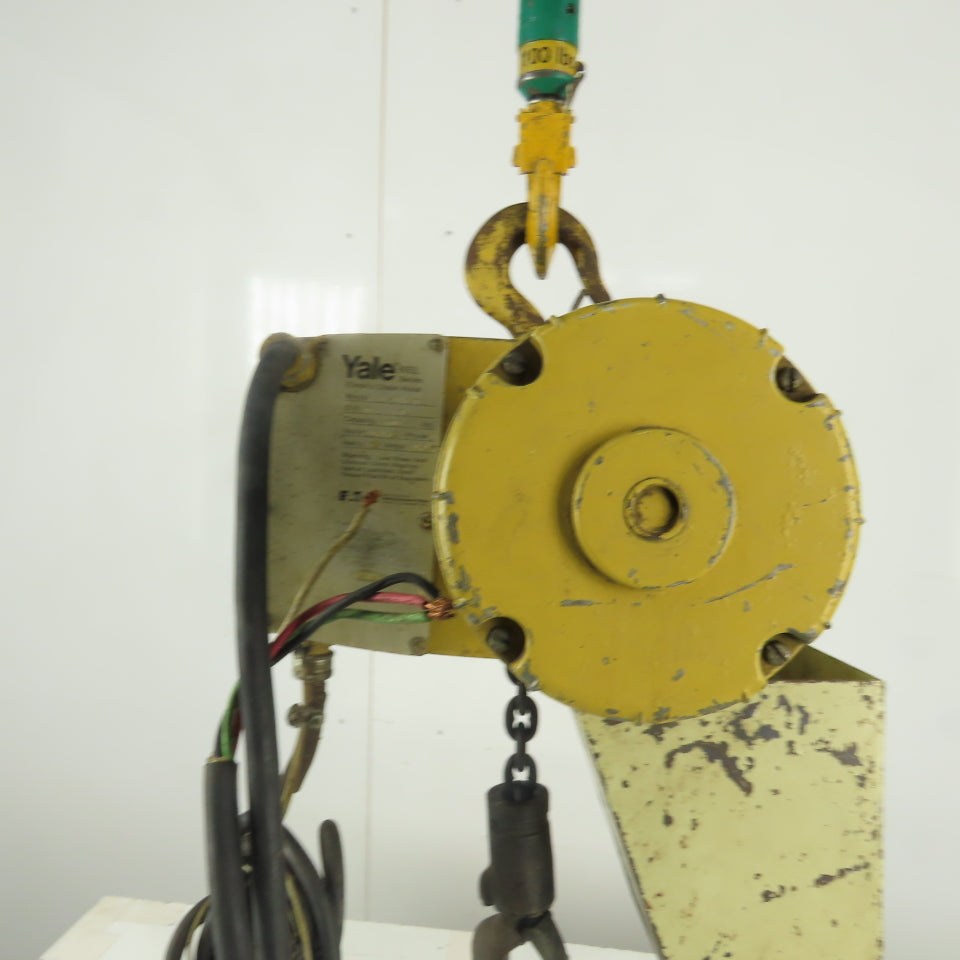 Yale KEL1-10H15S1 1 Ton Electric Hoist 7' Lift 16FPM 230/460V 3 Phase