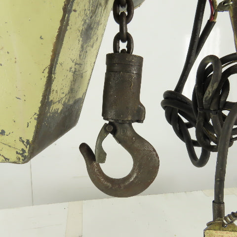 Yale KEL1-10H15S1 1 Ton Electric Hoist 7' Lift 16FPM 230/460V 3 Phase