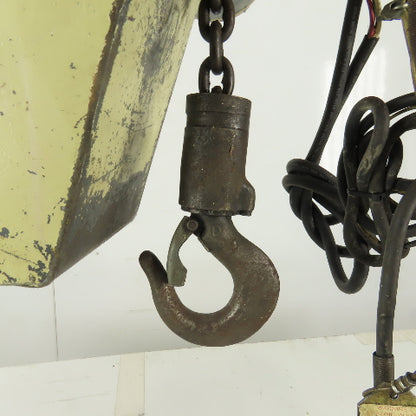 Yale KEL1-10H15S1 1 Ton Electric Hoist 7' Lift 16FPM 230/460V 3 Phase