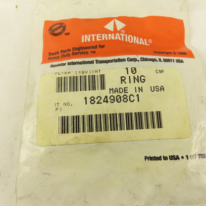 Navistar International 1824908C1 OEM O-Ring NOS Lot Of 10