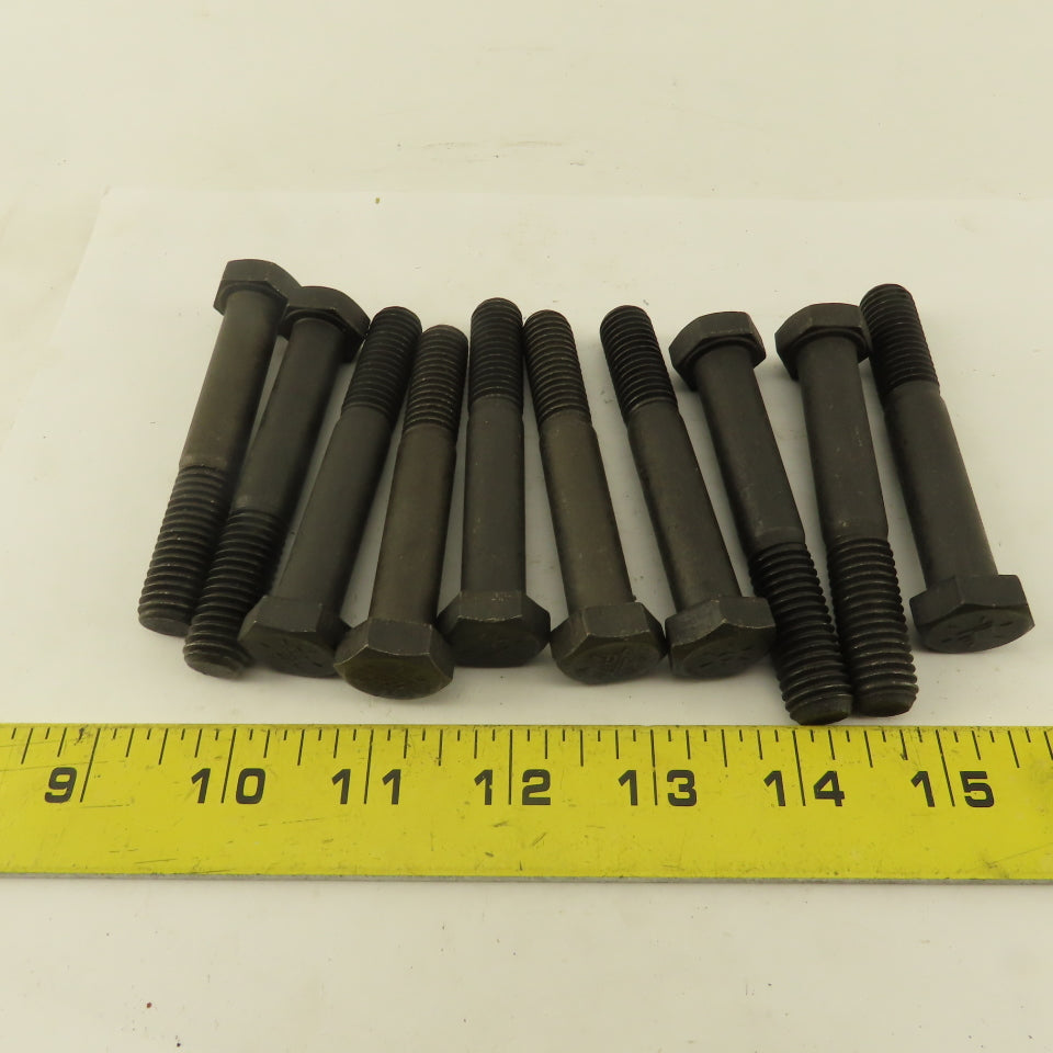 1/2"-13 x 3-1/4" Grade 8 Hex Bolt Lot Of 10
