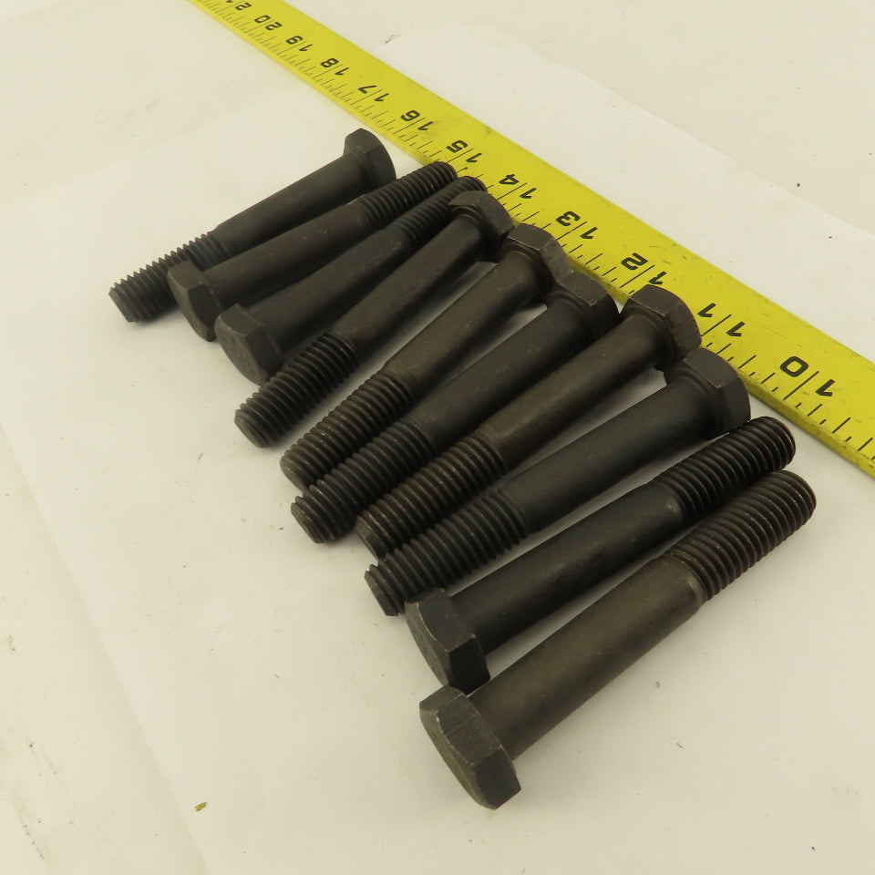 1/2"-13 x 3-1/4" Grade 8 Hex Bolt Lot Of 10