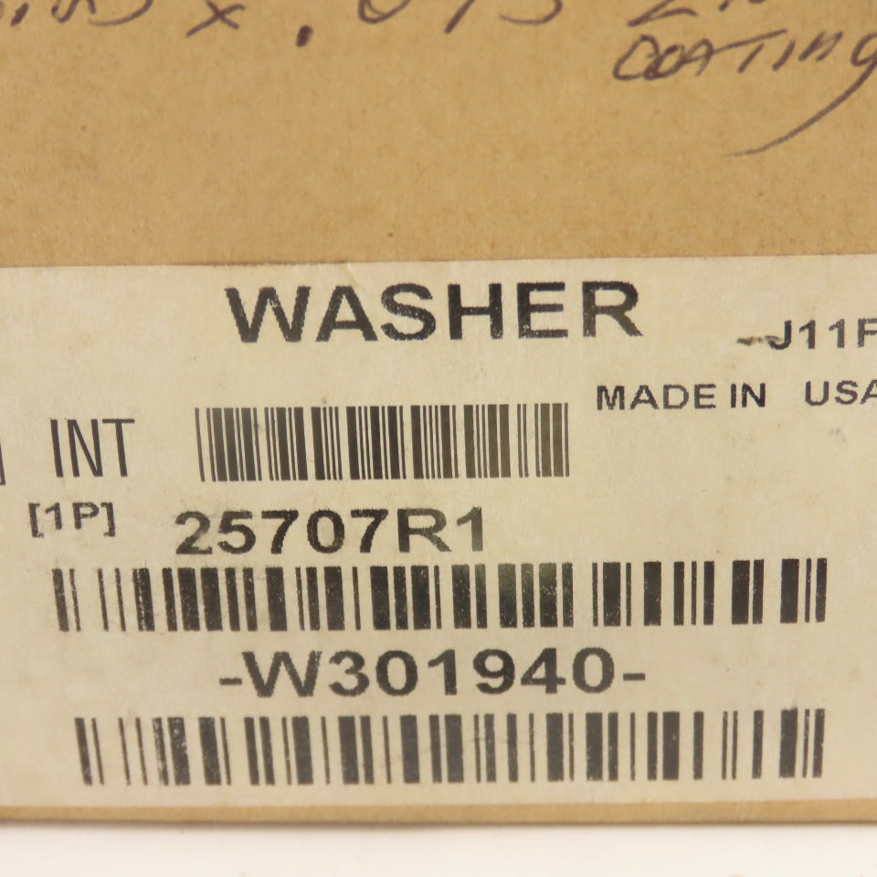 Navistar 25707R1 .281 x 6.25 x .075 Zinc Coated Flat Washer Lot Of 150