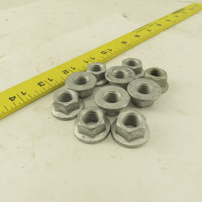 Navistar 3535859C1 M12x1.75 Metric Self Locking Oblong Flange Nut Lot Of 10