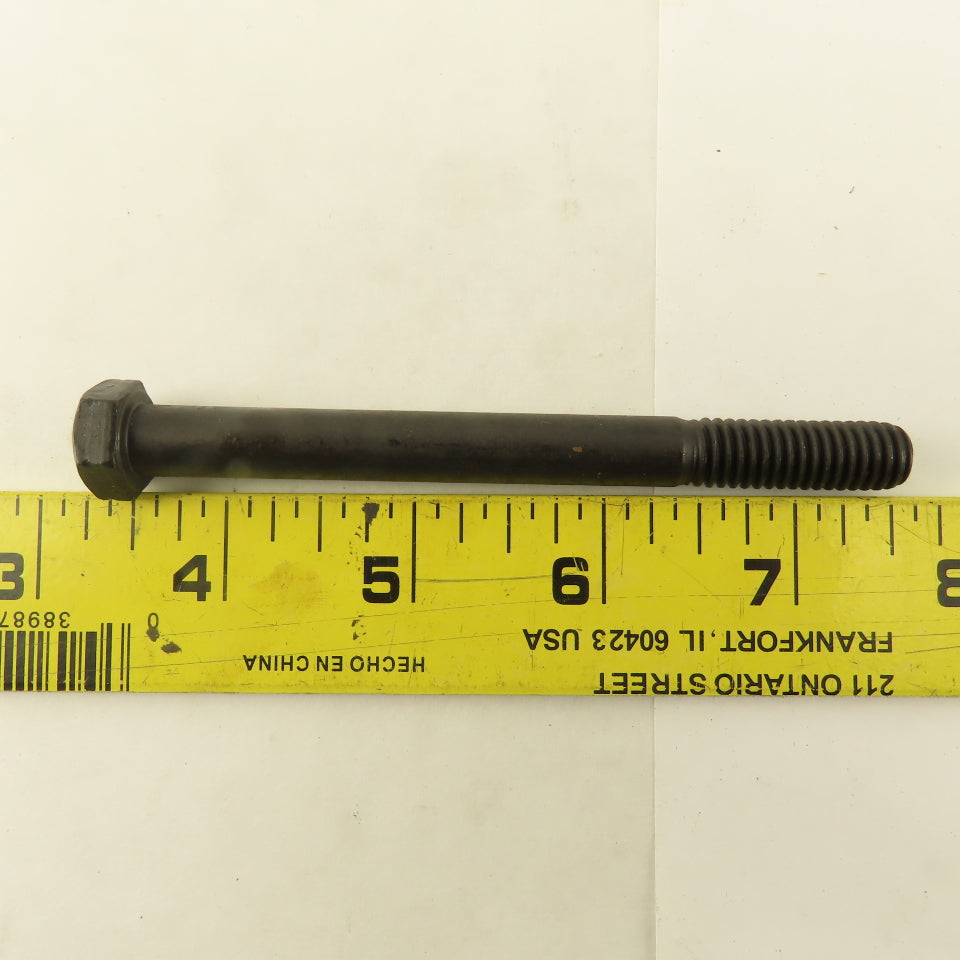 3/8"-16 x 4" Black Oxide Hex Bolt Grade 8 Lot Of 10