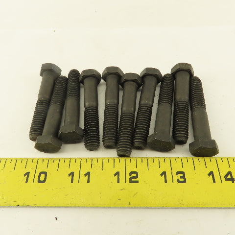 Navistar 3/8"-16 x 2" Black Oxide Grade 8 Hex Bolt Lot Of 10