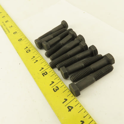 Navistar 3/8"-16 x 2" Black Oxide Grade 8 Hex Bolt Lot Of 10