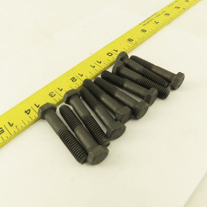 Navistar 3/8"-16 x 2" Black Oxide Grade 8 Hex Bolt Lot Of 10