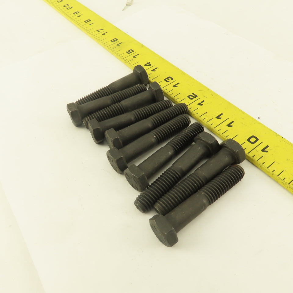 Navistar 3/8"-16 x 2" Black Oxide Grade 8 Hex Bolt Lot Of 10