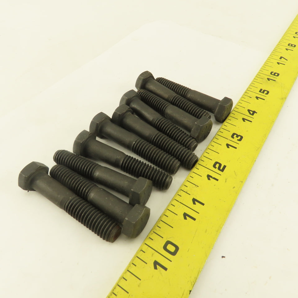 Navistar 3/8"-16 x 2" Black Oxide Grade 8 Hex Bolt Lot Of 10