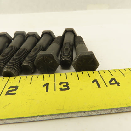 Navistar 3/8"-16 x 2" Black Oxide Grade 8 Hex Bolt Lot Of 10