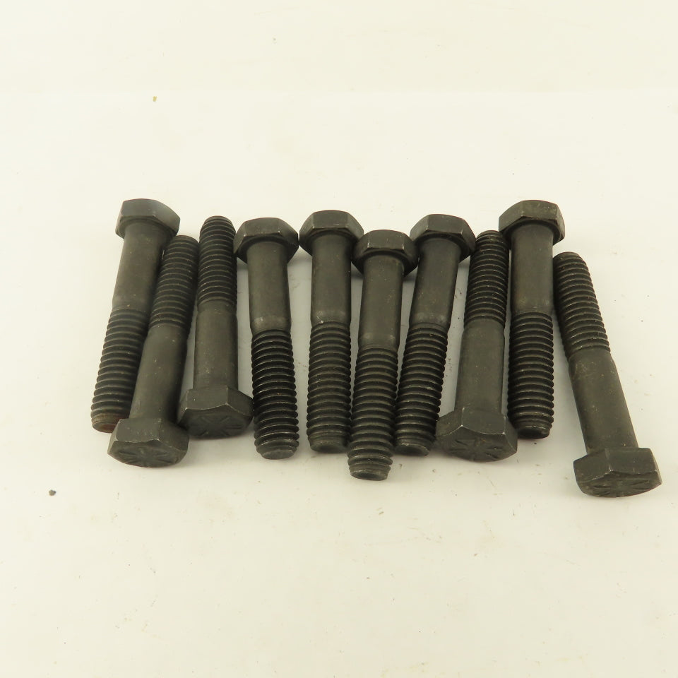 Navistar 3/8"-16 x 2" Black Oxide Grade 8 Hex Bolt Lot Of 10