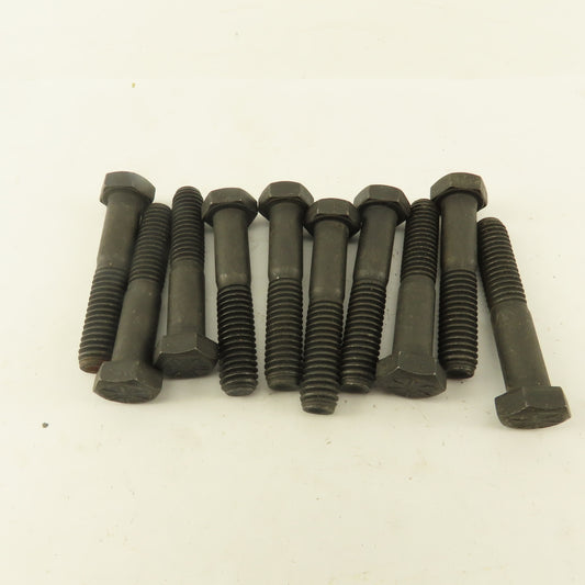Navistar 3/8"-16 x 2" Black Oxide Grade 8 Hex Bolt Lot Of 10