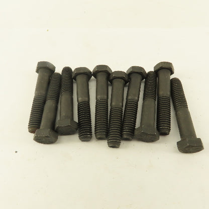 Navistar 3/8"-16 x 2" Black Oxide Grade 8 Hex Bolt Lot Of 10
