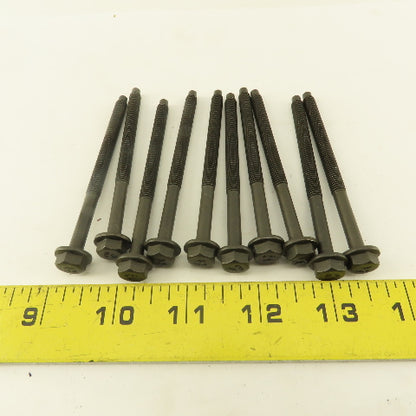 Navistar 1854024C1 M6 x 85mm Dog Point Hex Head Flange Bolt Gr. 10.9 Lot Of 10