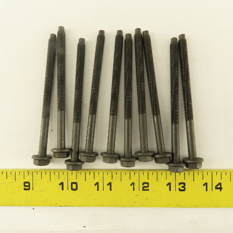 Navistar 1854024C1 M6 x 85mm Dog Point Hex Head Flange Bolt Gr. 10.9 Lot Of 10