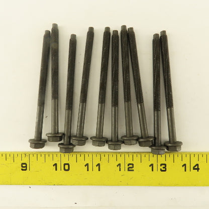 Navistar 1854024C1 M6 x 85mm Dog Point Hex Head Flange Bolt Gr. 10.9 Lot Of 10