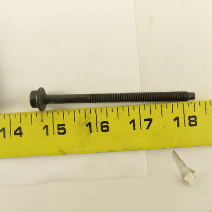 Navistar 1854024C1 M6 x 85mm Dog Point Hex Head Flange Bolt Gr. 10.9 Lot Of 10