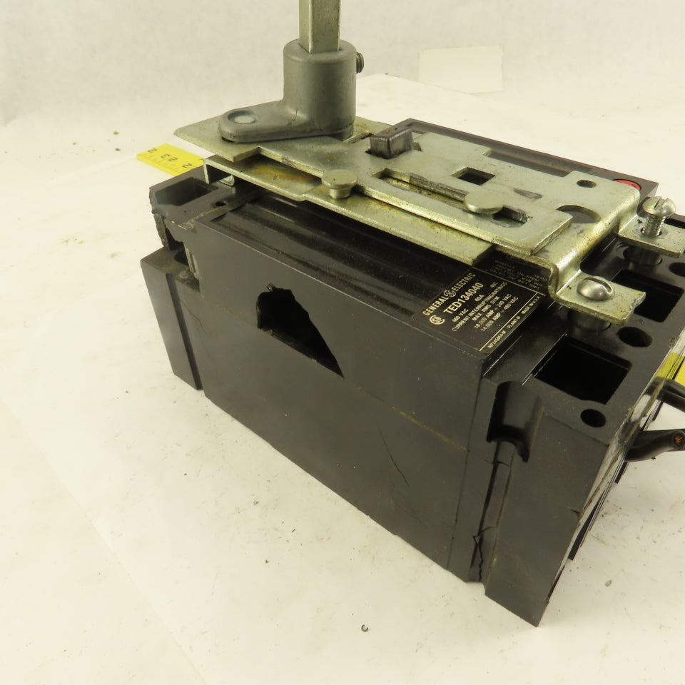General Electric TED134040 40A 480V Circuit Breaker With Manual Operator