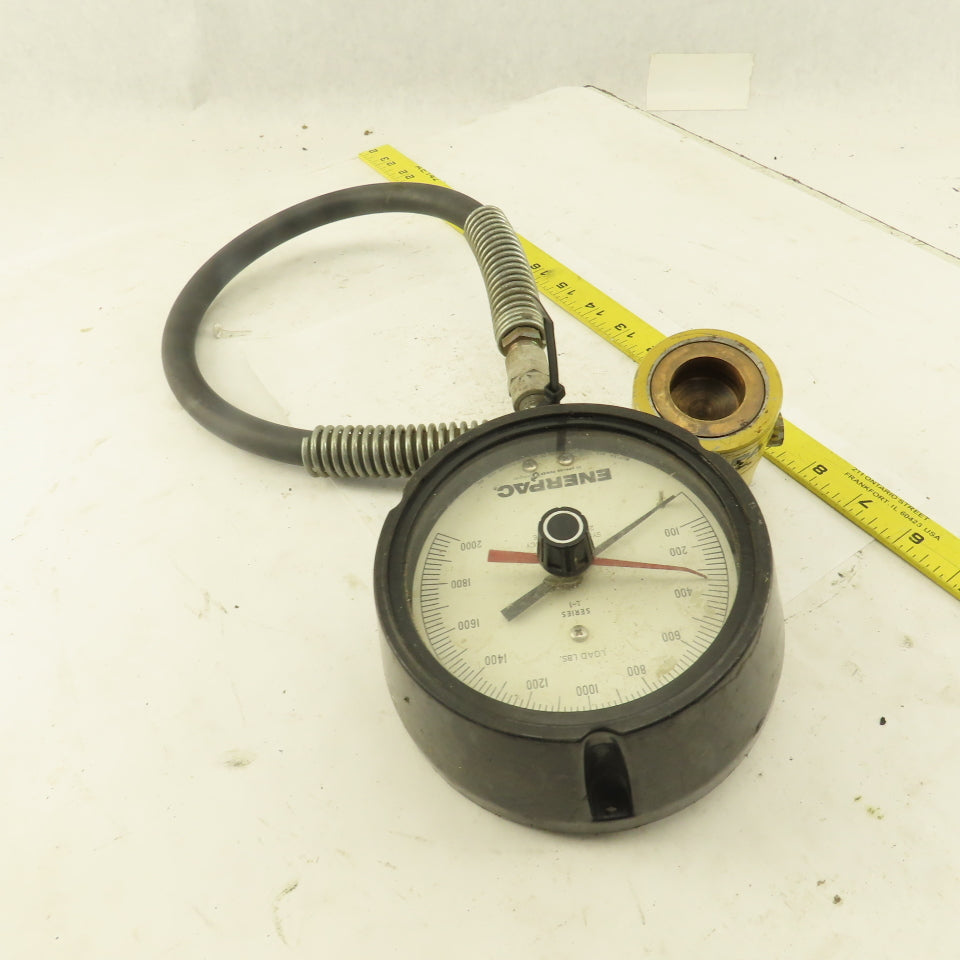 Enerpac LH102 1 Ton Capacity Load Cell 100-2000 Lbs. Gauge