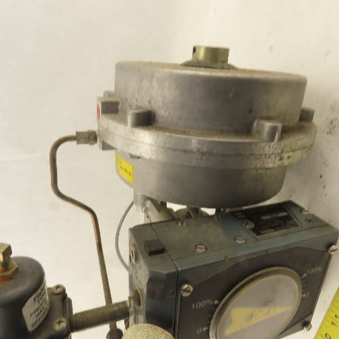 Dezurik 858305-3BAO-2EL Pneumatic 1-1/2" NPT Brass Single Seated Actuator Valve
