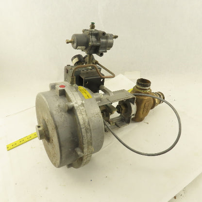 Dezurik 858305-3BAO-2EL Pneumatic 1-1/2" NPT Brass Single Seated Actuator Valve