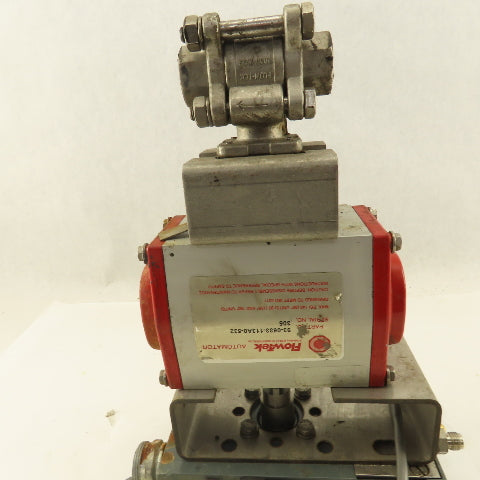 FlowTek 93-0633-113A0-532  1/2" NPT Ball Valve Actuator W/Pneumatic Positioner
