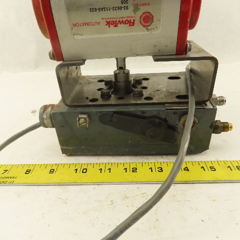 FlowTek 93-0633-113A0-532  1/2" NPT Ball Valve Actuator W/Pneumatic Positioner